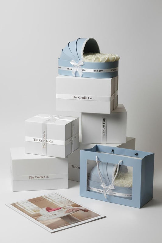 The Powder Blue Cradle Set