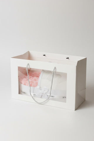 The Ivory Cradle Set with Blush Floral