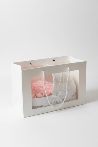 The Ivory Cradle Set with Blush Floral