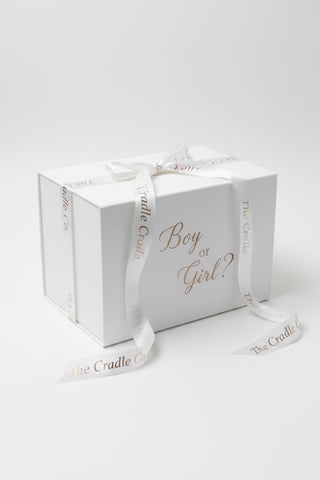 Ivory Cradle Set with Ivory Floral