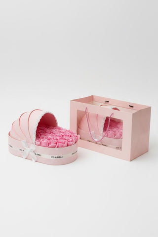 The Blush Cradle Set with Powder Pink Floral