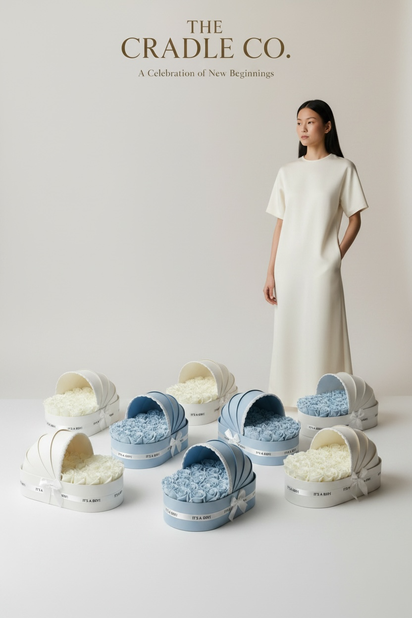 The Powder Blue Cradle Set