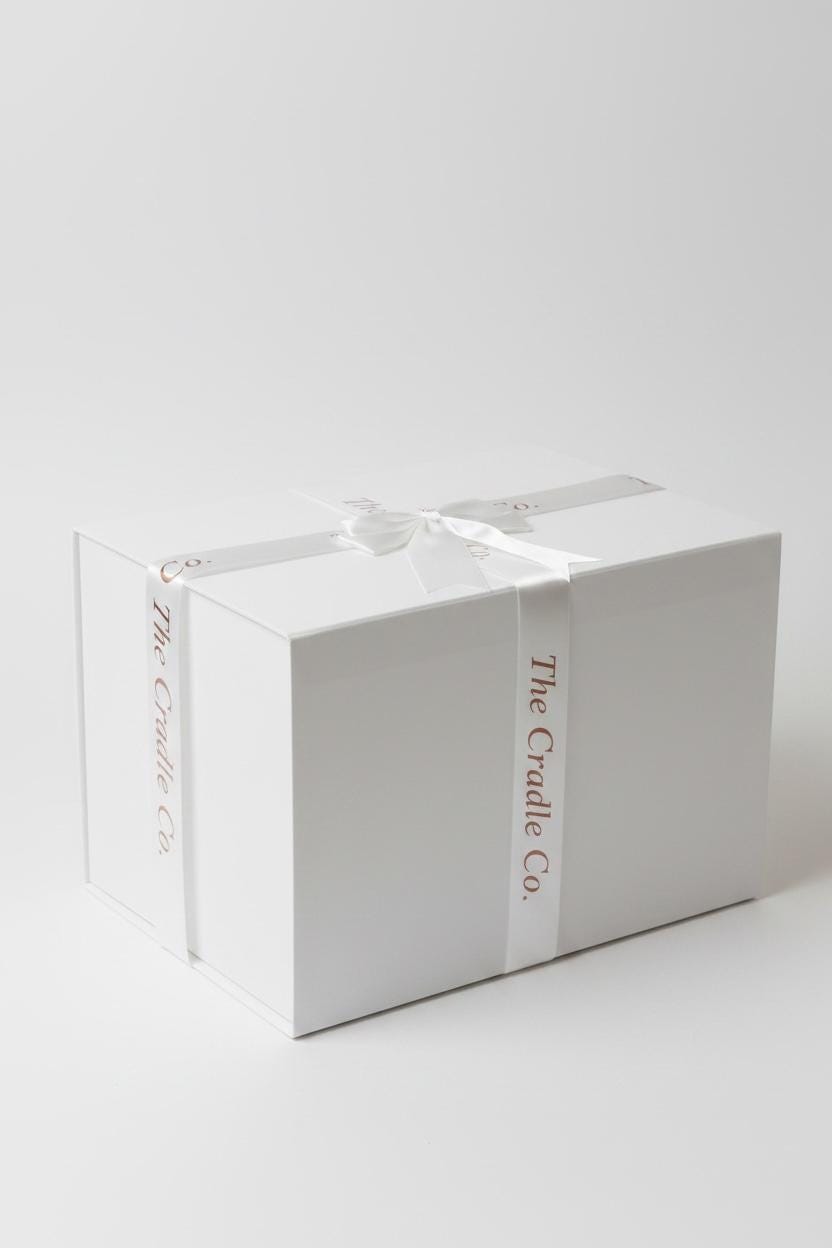 The Blush Cradle Set with Powder Pink Floral