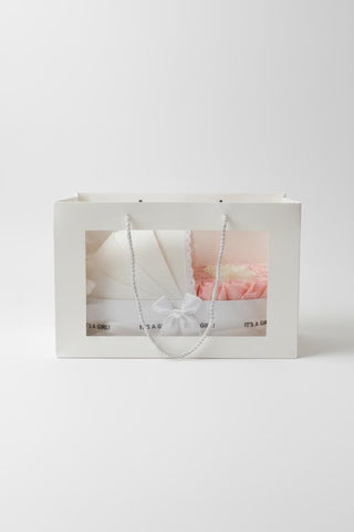 The Ivory Cradle Set with Blush & Ivory Floral